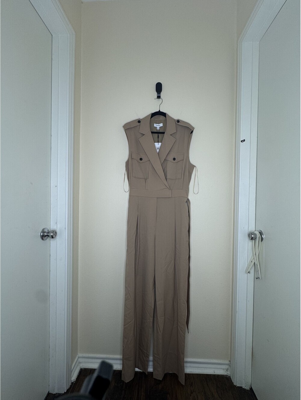 Reiss Maxi Dress Beige Women's NWT